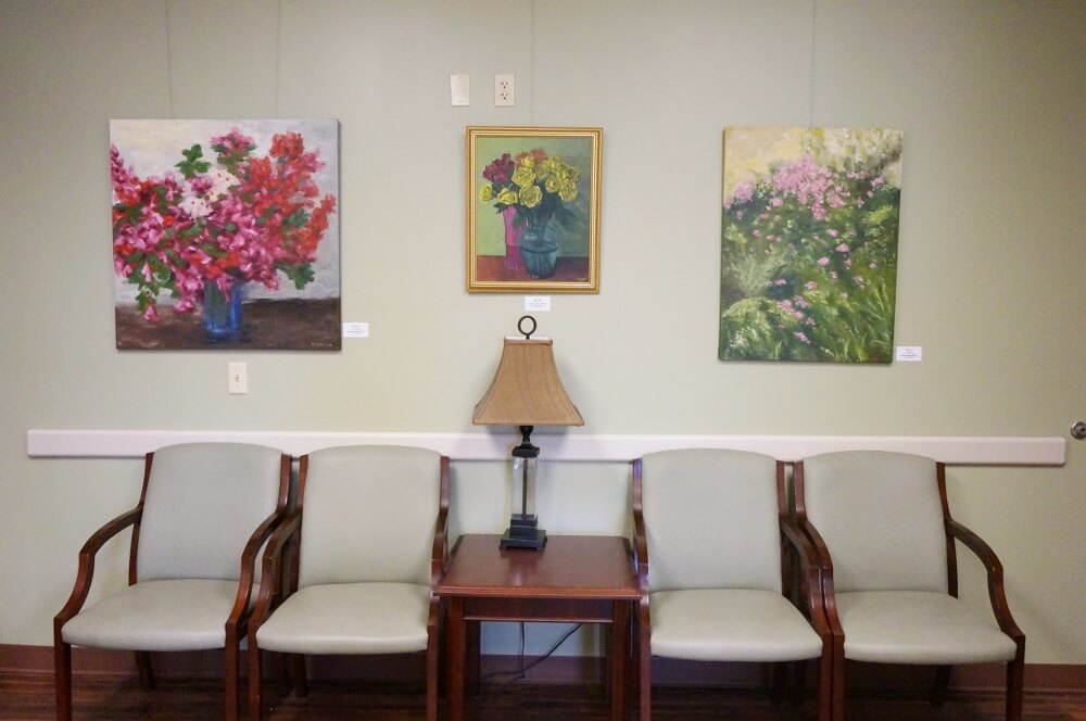 Dr. Price's Office Art Display