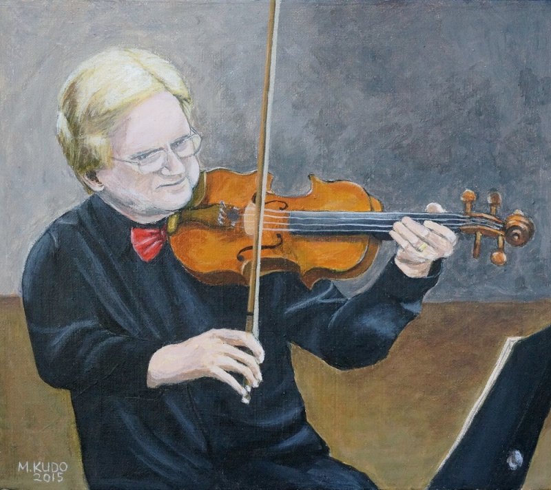Jackie With Violin