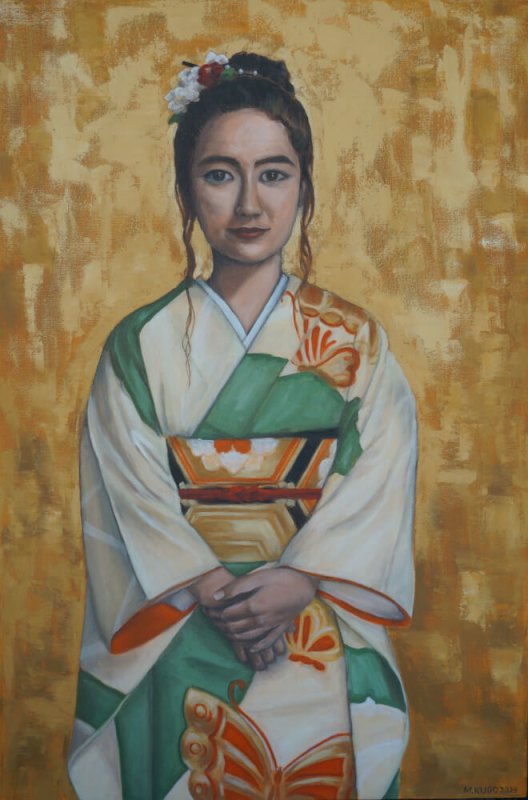 Sophia In Butterfly Kimono