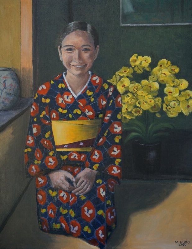 Sophia In Kimono