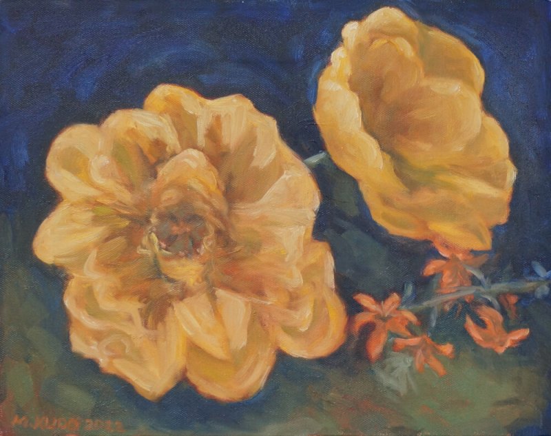 Yellow Peonies