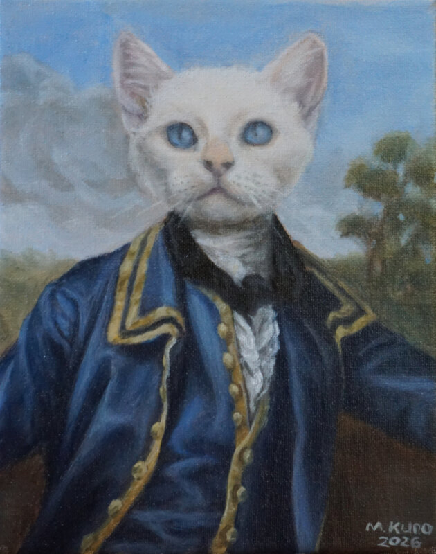 Mochi In Blue Jacket